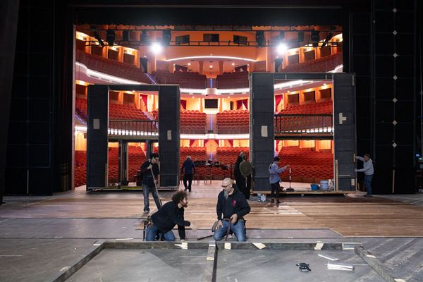 Inizia il montaggio di Bohème al Teatro Comunale